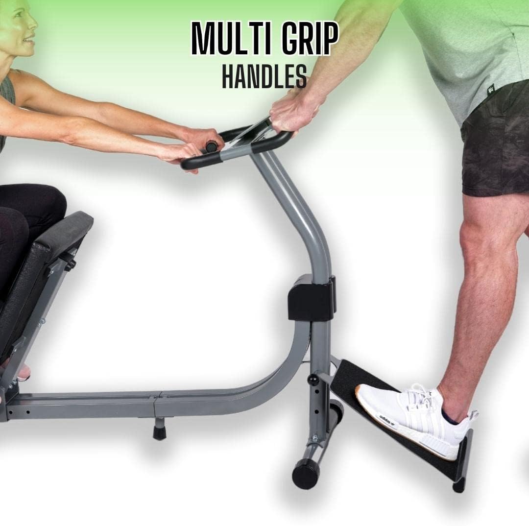 Full Body Stretching Machine with Adjustable Sliding Seat & Slant Board V244155
