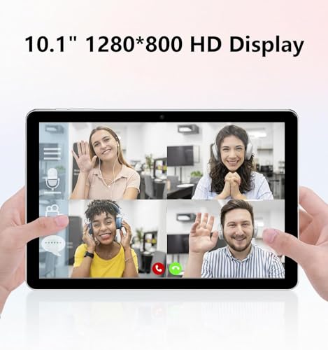 Silvery 10 Inch Tablet with 6GB RAM 64GB ROM Keyboard Mouse Q695607