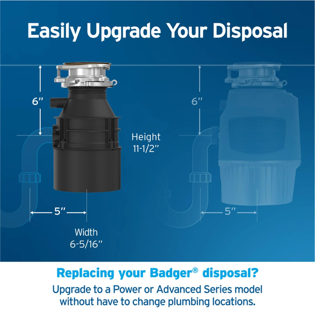 1/2 HP Continuous Feed Garbage Disposal G536