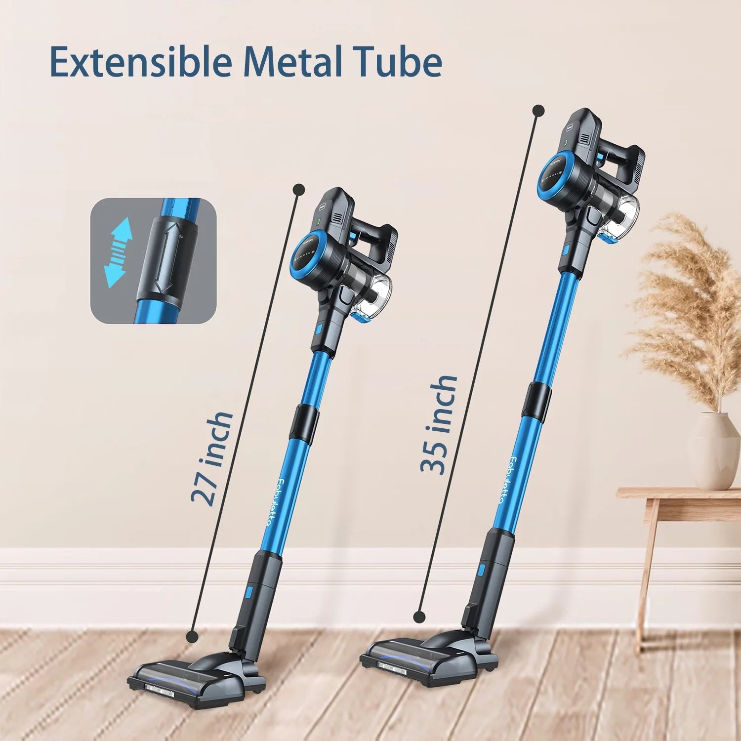 Blue Cordless Stick Vacuum B6568
