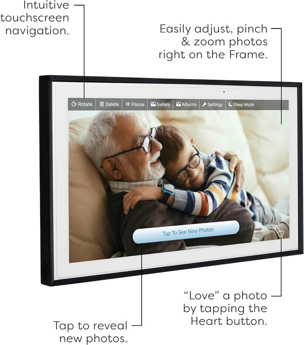 15 Inch Black Digital Picture Frame K574