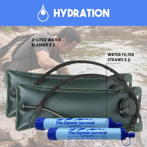 72 Hour Survival Backpack with Supplies - Bug Out Bag Backpack - Emergency Backpack with Tactical Survival Kit N352057