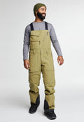 Men's Ski & Snowboard Bibs in Basalt Size M K83358