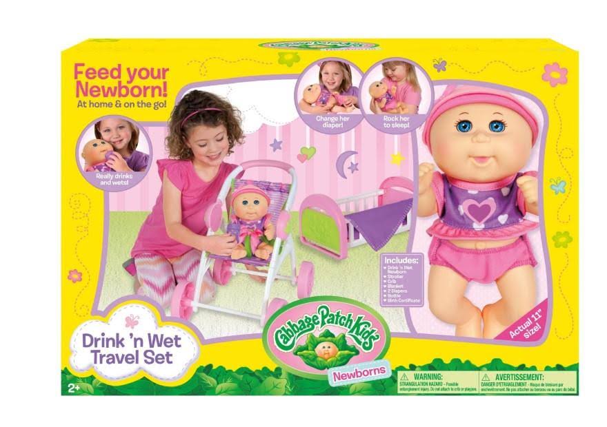 Drink N Wet Travel Set Doll D549557
