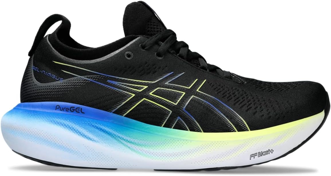 Black/Glow Yellow Running Shoes J4500