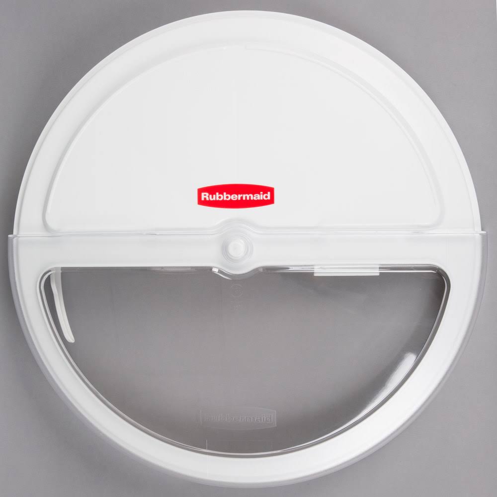 White Sliding Lid with 4-Cup Scoop N719306