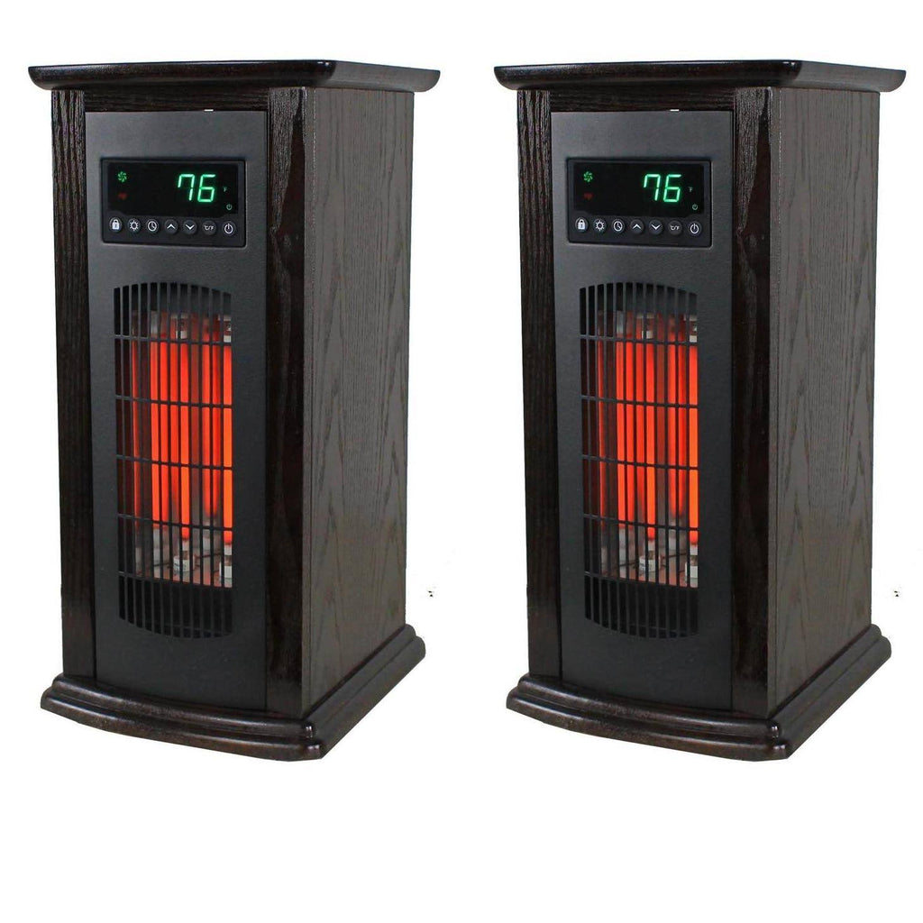 3 Element Electric Infrared Quartz Tower Space Heater Q754151