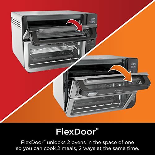12-in-1 Double Oven with FlexDoor, Stainless Steel D602
