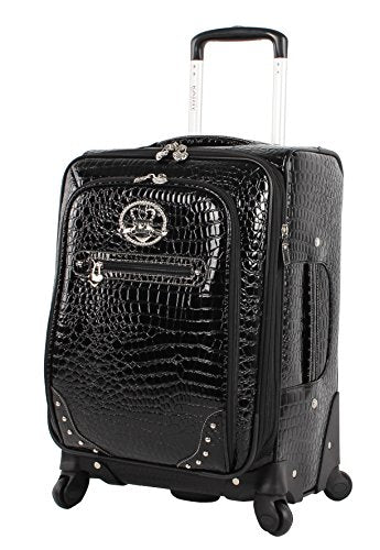 4 Piece Softside Expandable Lightweight Spinner Suitcases with Carry On and Suitcase L936082