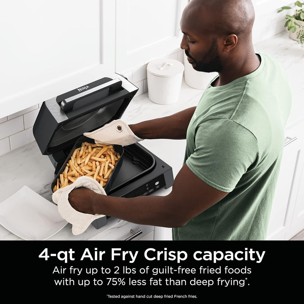 Black Indoor Grill with Air Fry P745