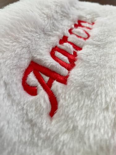 Embroidered Red Plush Christmas Stocking M31182