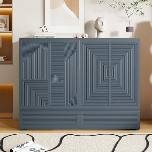 Gray Full Size Murphy Bed with Storage Drawer G7593