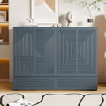 Gray Full Size Murphy Bed with Storage Drawer G7593