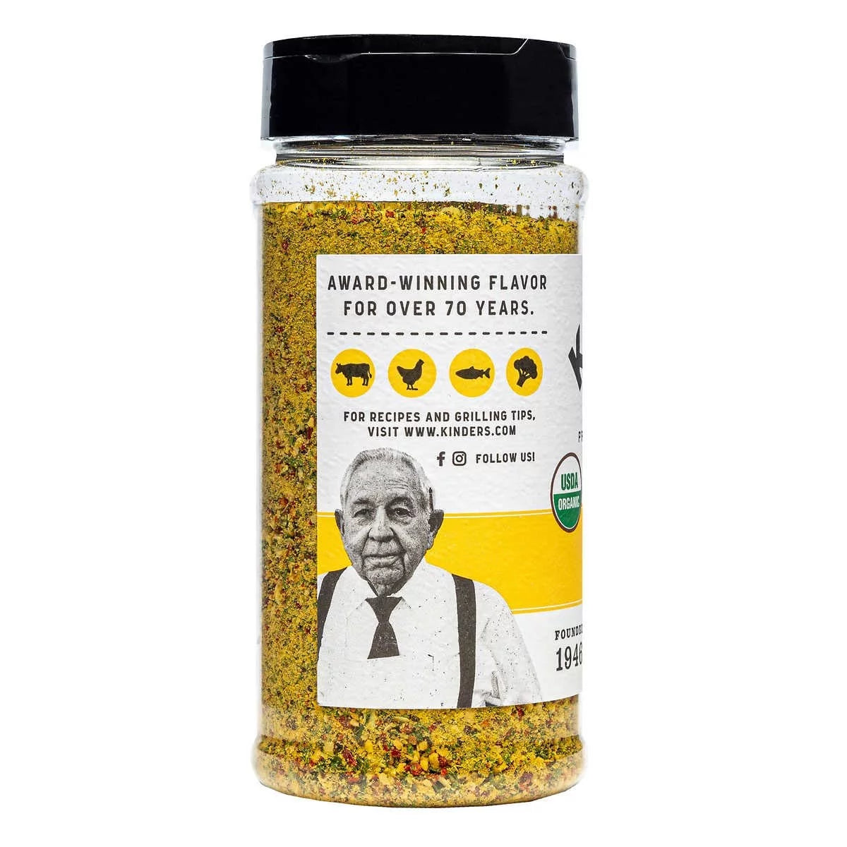 Organic Buttery Steakhouse Seasoning Rub 10.4 Ounce (3 Packs) V917805