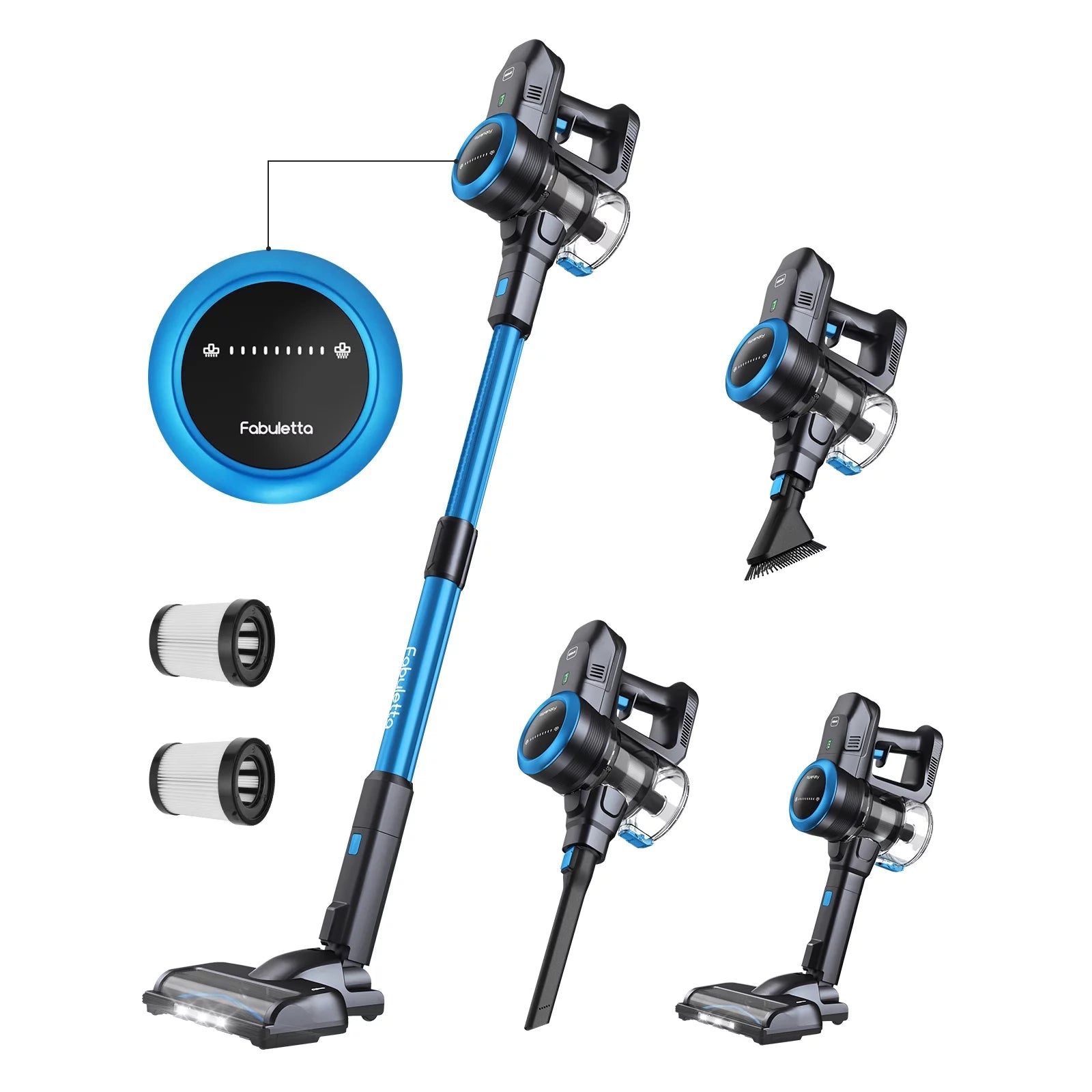 Blue Cordless Stick Vacuum B6568