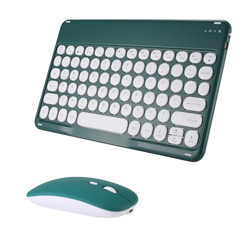 Pink Retro Bluetooth Keyboard and Mouse Combo I627