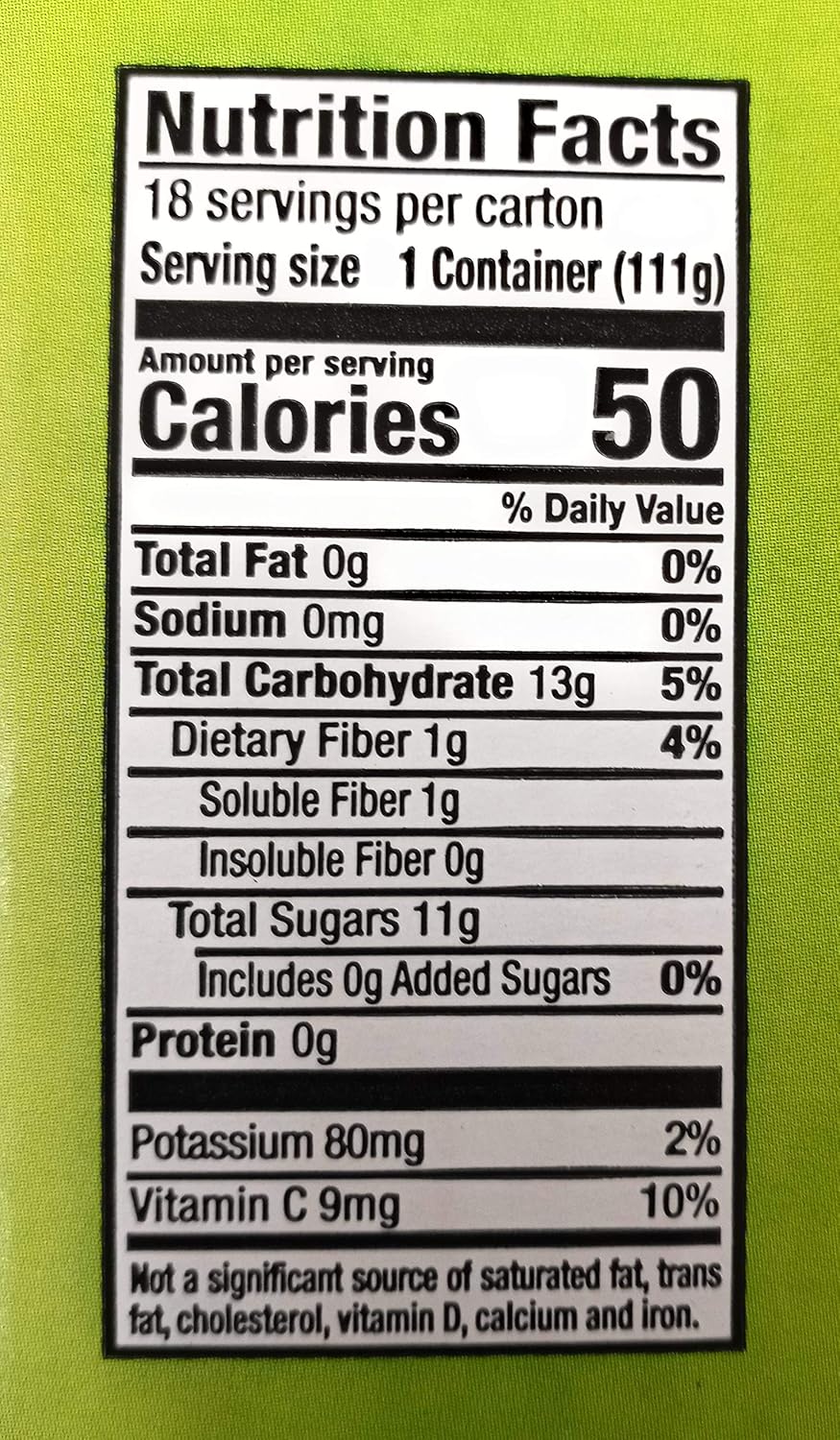 No Sugar Added Applesauce 18 Count P7125
