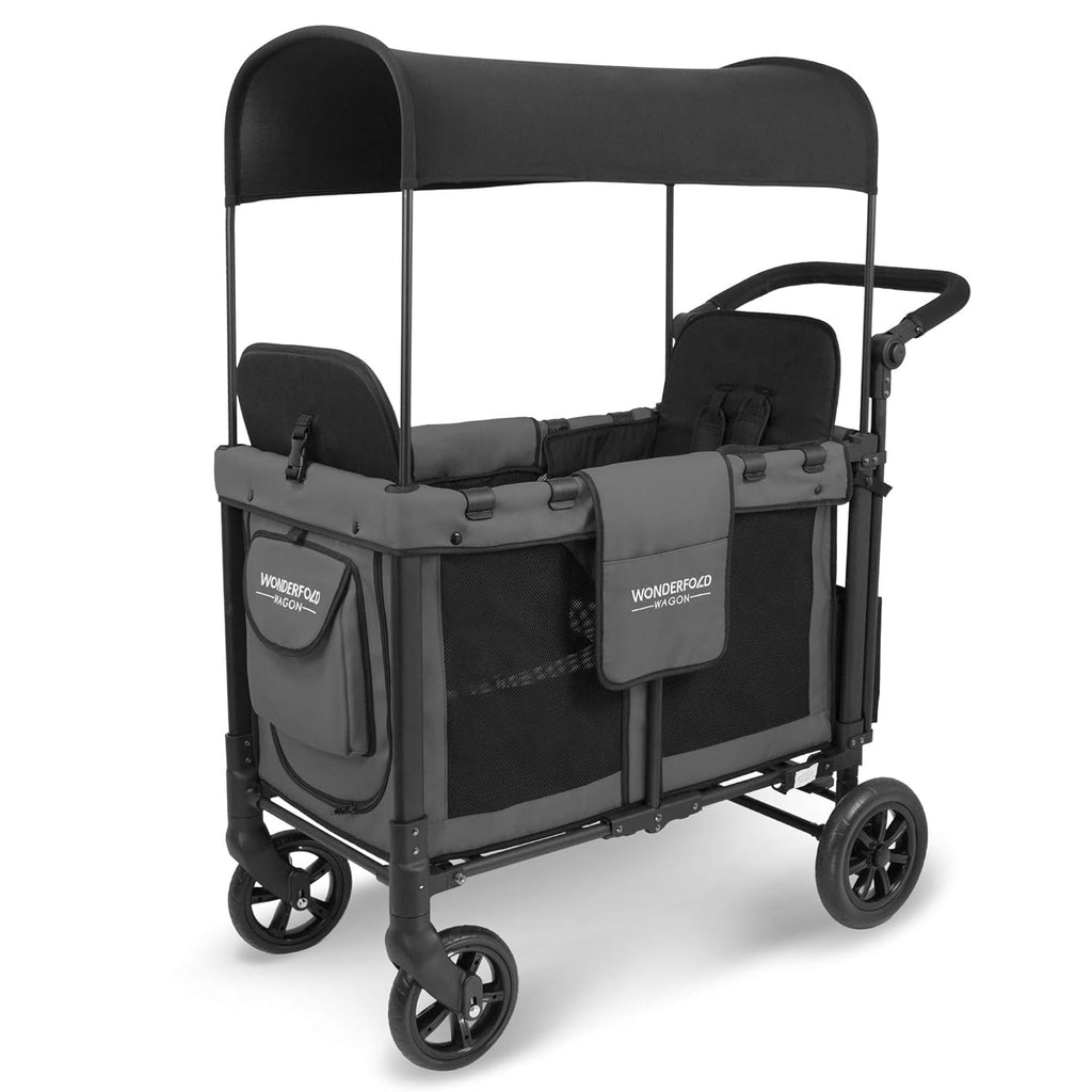 Charcoal Gray Double Folding Stroller S191428