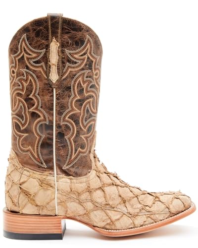 Men's Exotic Pirarucu Western Boot Broad Square Toe B28271