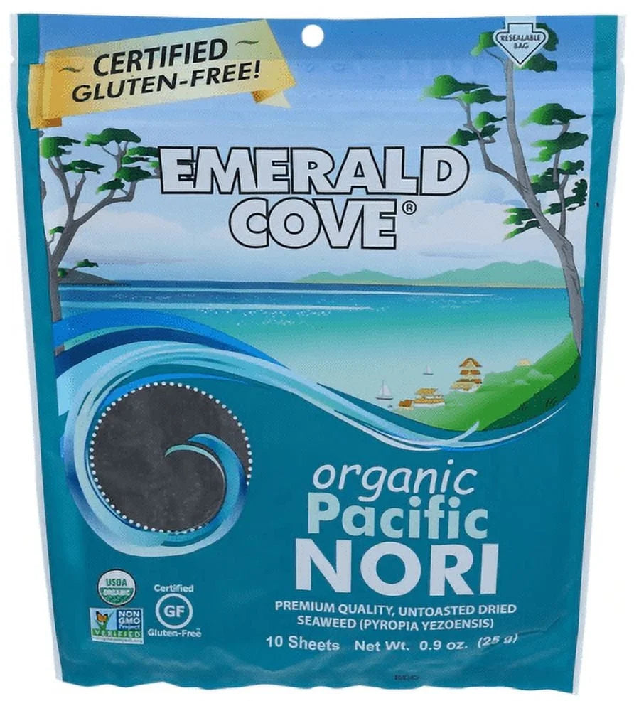 Organic Pacific Nori Sheets 0.9 oz Pack of 2 Z6382