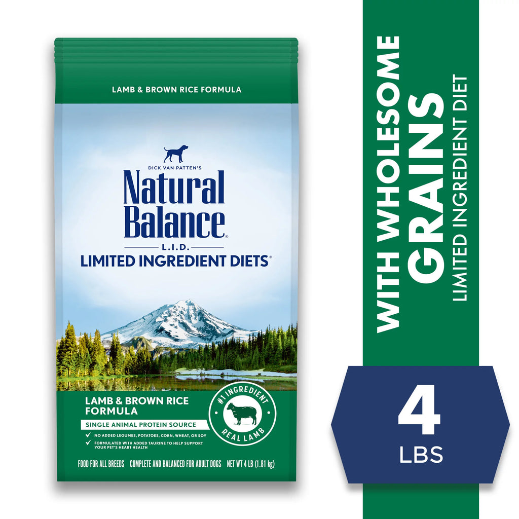 4 Pounds Limited Ingredient Dry Dog Food F3884