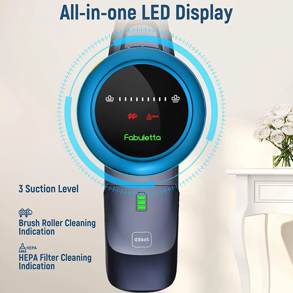 Blue Cordless Stick Vacuum B6568