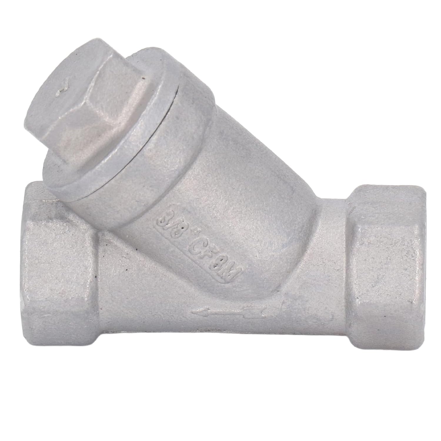 304 Stainless Steel Y Type Strainer Female Thread 3/8 Inch DN10 Filter Strainer W172