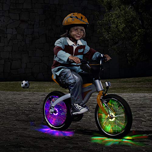 Rechargeable LED Bike Wheel Hub Lights W41927