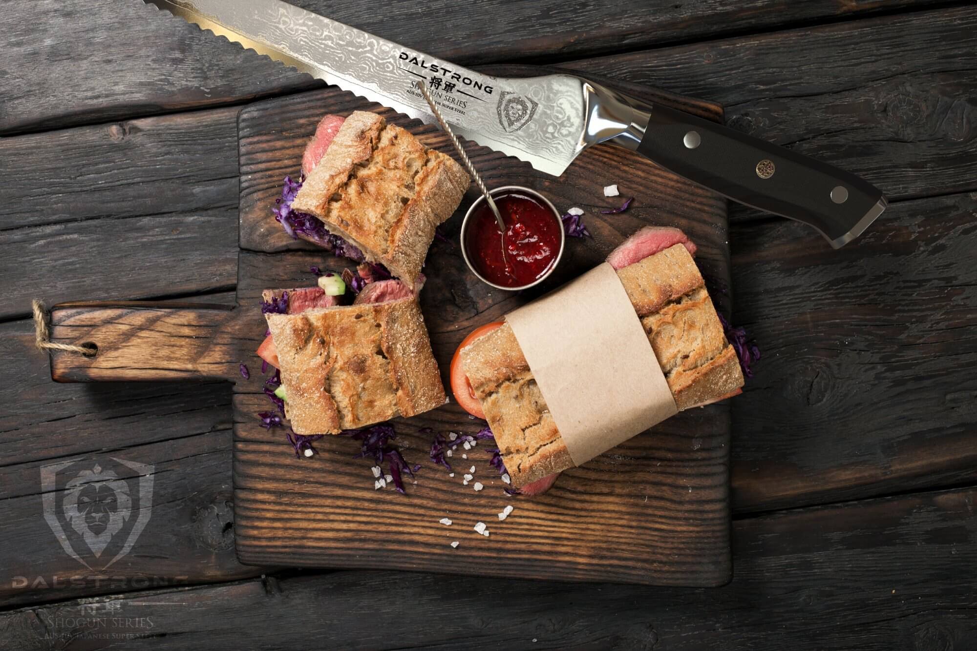 8 inch Serrated Bread and Deli Knife J733