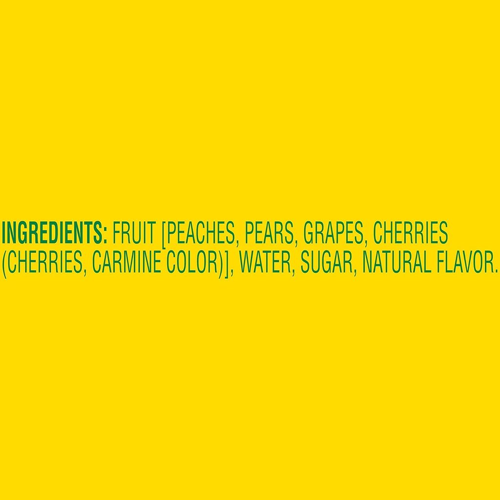 12 Pack 15 oz Canned Mixed Fruit in Extra Light Syrup Q884