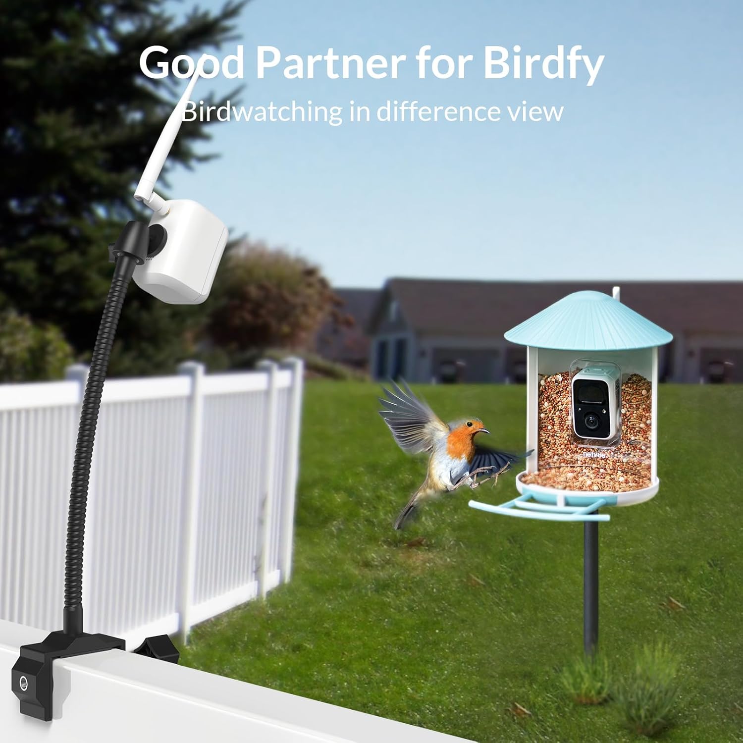 Smart Bird Feeder Camera with Solar Camera Lite F923748