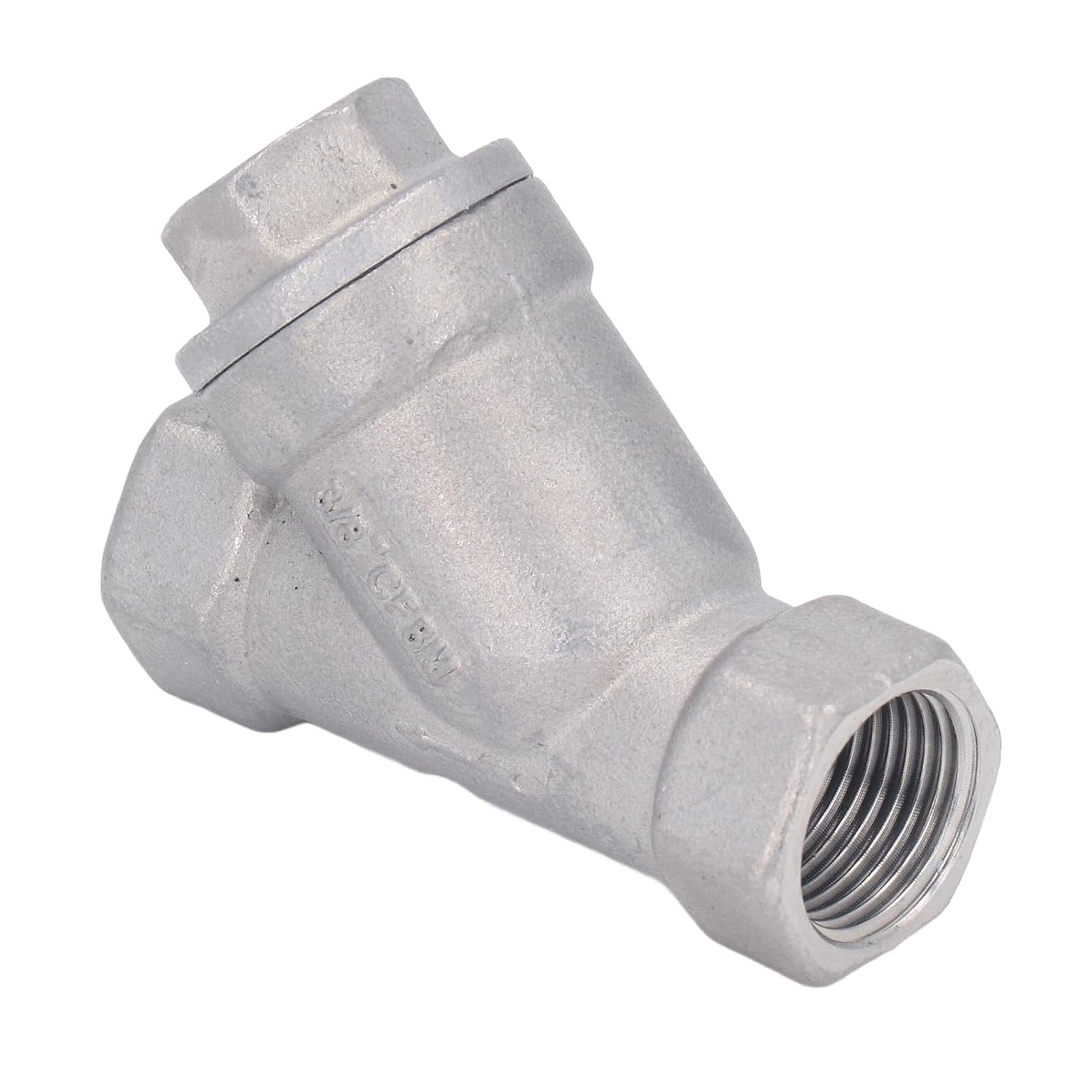 304 Stainless Steel Y Type Strainer Female Thread 3/8 Inch DN10 Filter Strainer W172