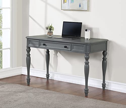Antique White Writing Desk with Drawer H7897