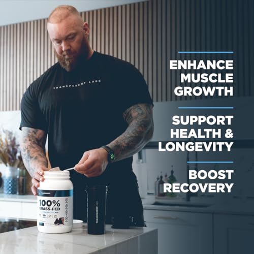 Grass-Fed Whey Protein Isolate (30 Servings, Chocolate PB) & Creatine HMB (30 Servings, Unflavored) G115