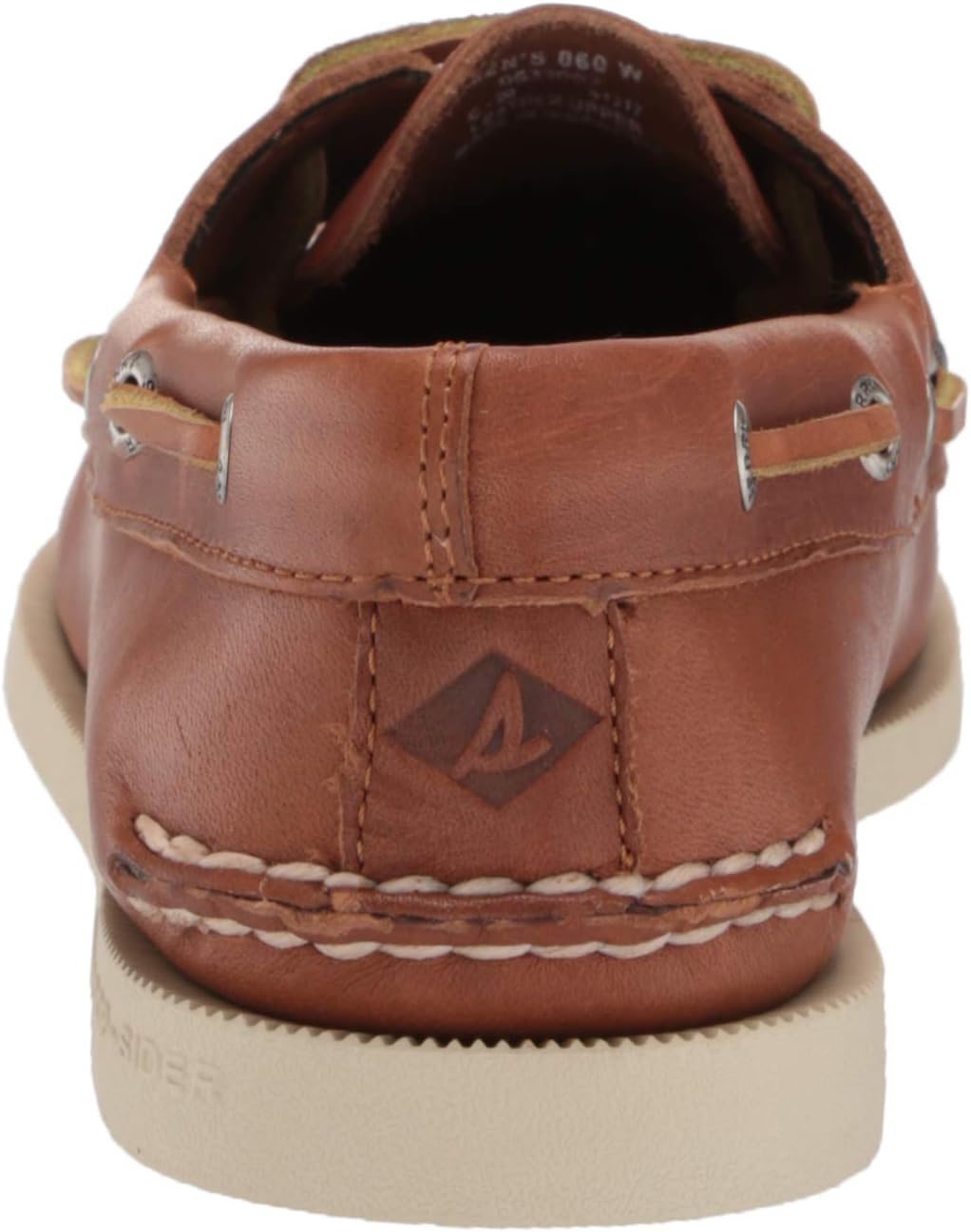 Men's Leather Boat Shoe Tan Y4296
