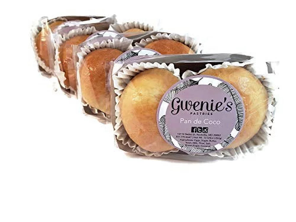 4 Pack Pan De Coco (2 Pieces Per Pack) J6696