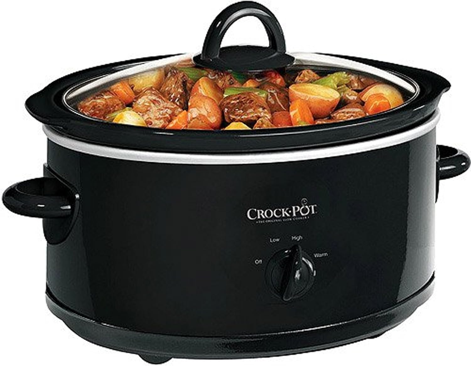7 Quart Black Oval Slow Cooker T54797
