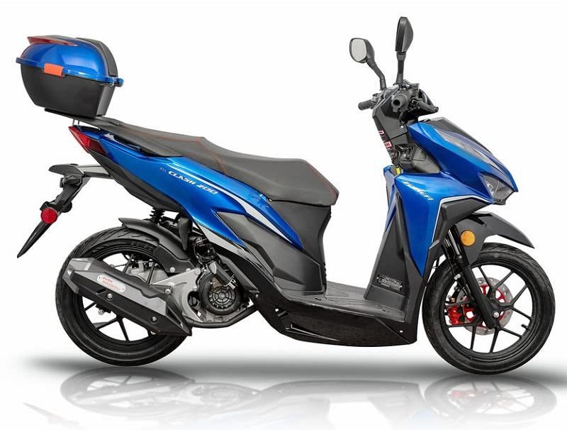 Blue Gas Street Scooter 168cc Motorcycle Q1648