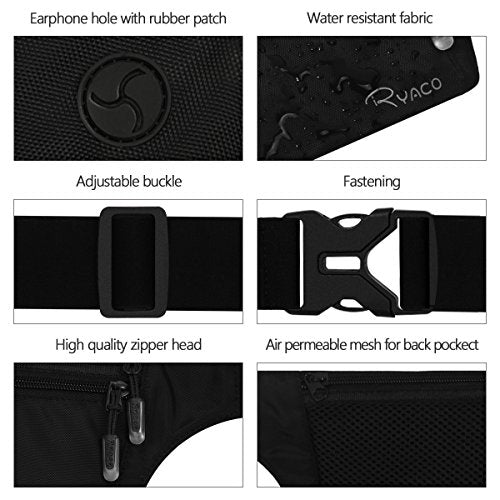 Slim RFID Blocking Hidden Wallet Travel Pouch with Adjustable Strap U87841