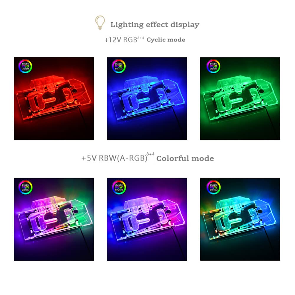 Copper Water Cooling GPU Water Block C223
