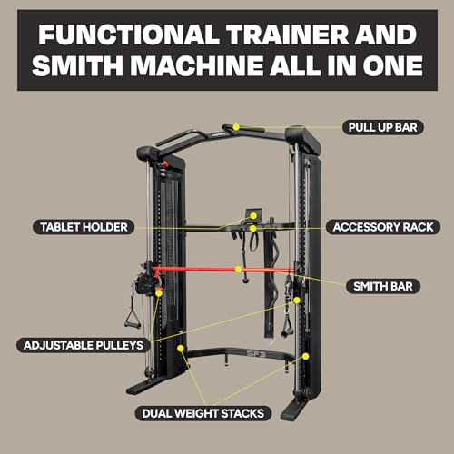 Functional Trainer Cable Machine Home Gym Weight Machine O4923