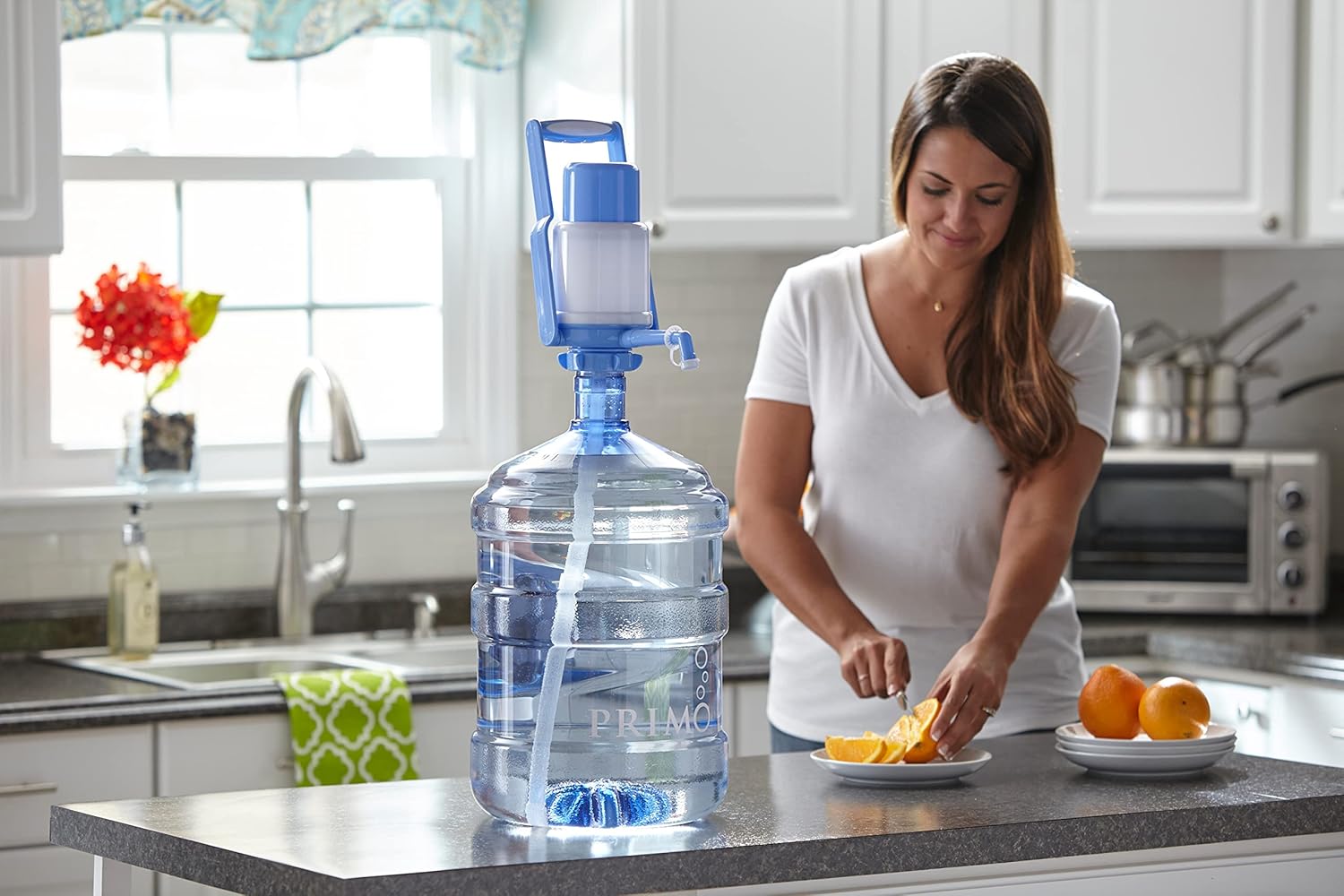 Portable Bottle Pump Water Dispenser for 3 or 5 Gallon Jugs C61334