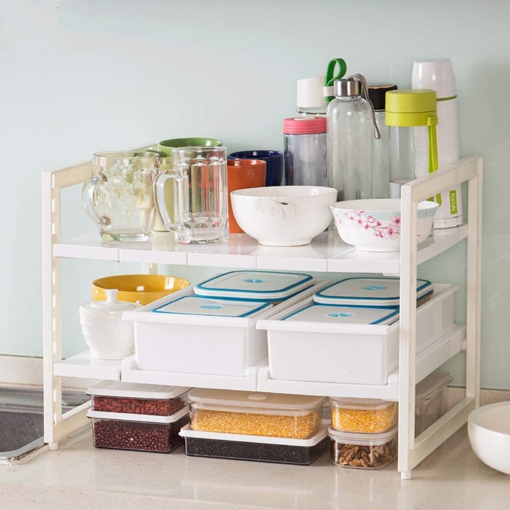 Expandable 2 Tier Under Sink Organizer I9010