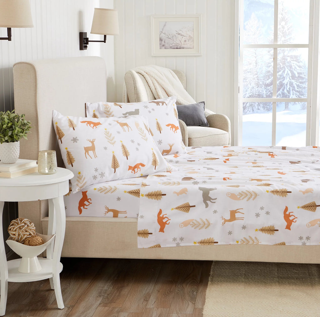 Turkish Cotton Flannel Sheet Set (Full) T388