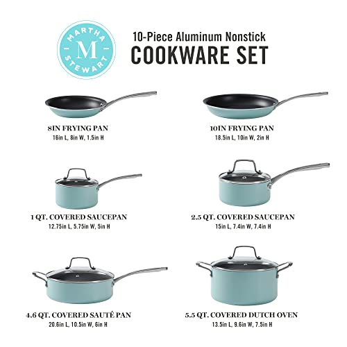 14 Piece Non-Stick Aluminum Cookware Set Black with Gold Handles F419052