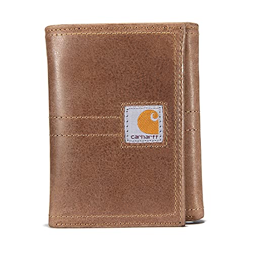 Saddle Leather Trifold Wallet V688