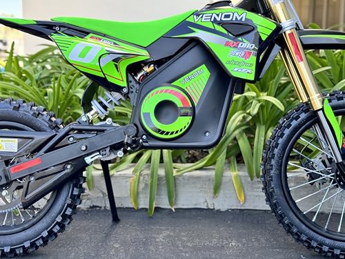 1600W Electric Dirt Bike 48V Lithium Battery Green B515