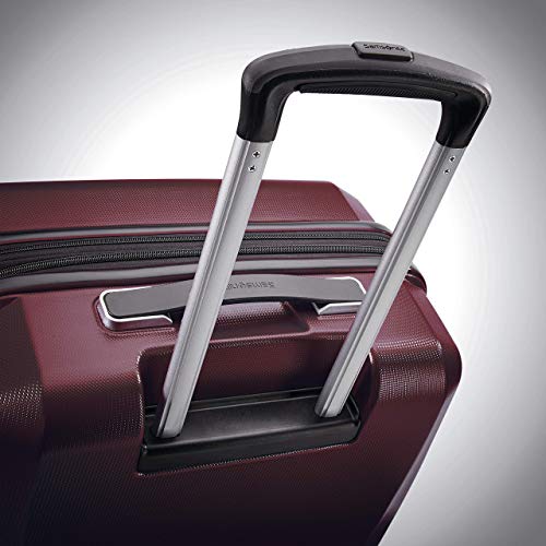 Silver Carry-On 20-Inch Hardside Expandable Luggage D9815