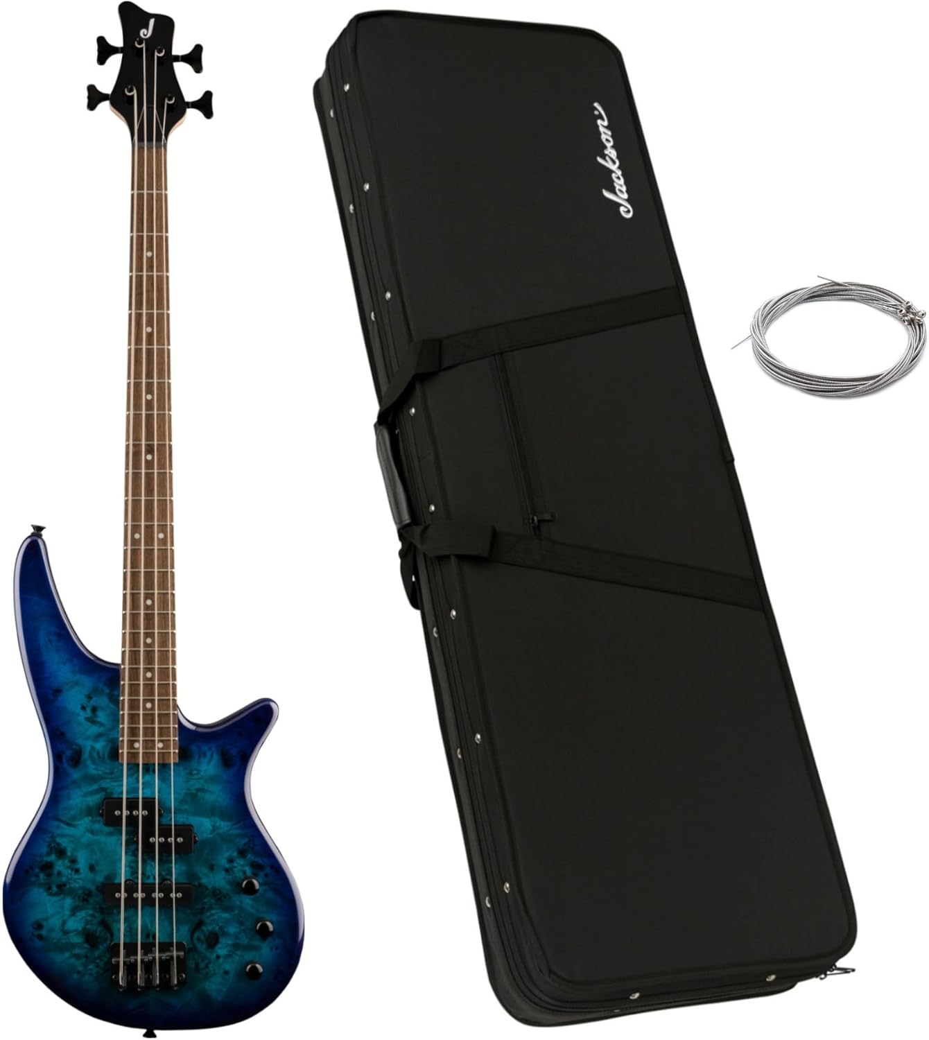 Jackson JS2P Spectra Bass Bundle with Gig Bag and Strings S1374