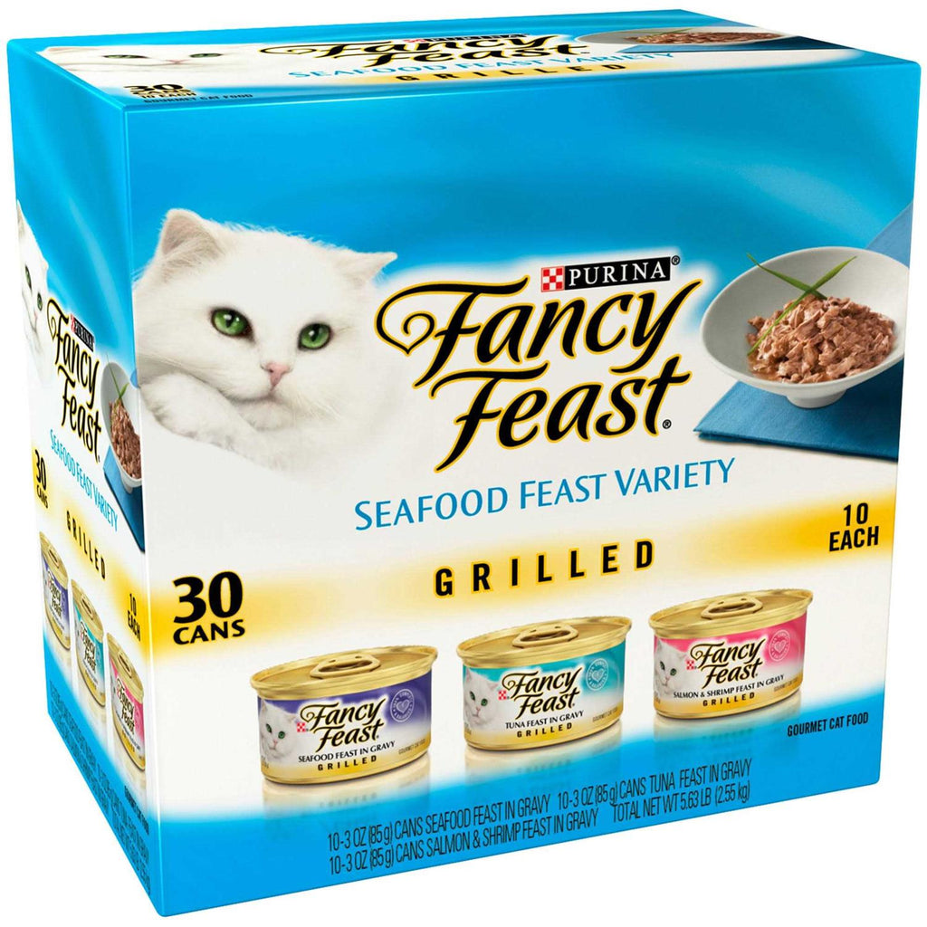 Gravy Wet Cat Food Variety Pack Seafood Grilled Collection J535